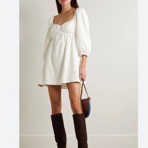 Reformation Farley Dress White - Size 6